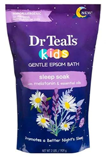 Dr Teal's Kids Gentle Epsom Bath Sleep Soak with Melatonin and Essential Oils Dr Teal's Kids Gentle Epsom Bath Sleep Soak with Melatonin and Essential Oils