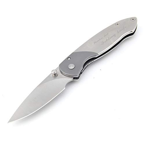 Sanrenmu 7023 Frame Lock Pocket Folding Knife Stainless Steel Blade Handle