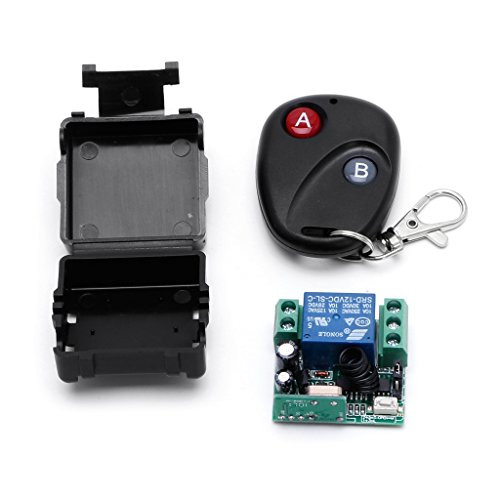Goodqueen 1CH Wireless Remote Control Switch DC 12V 10A 433MHz Transmitter with Receiver for