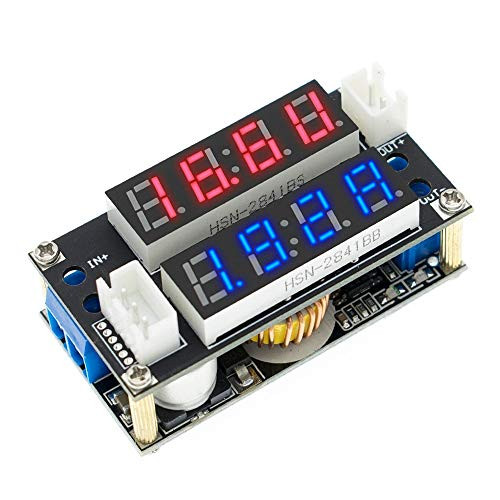 2 in 1 XL4015 5A Adjustable Power CC/CV Step-Down Charge Module LED Driver Voltmeter Ammeter Constant Current Constant Voltage