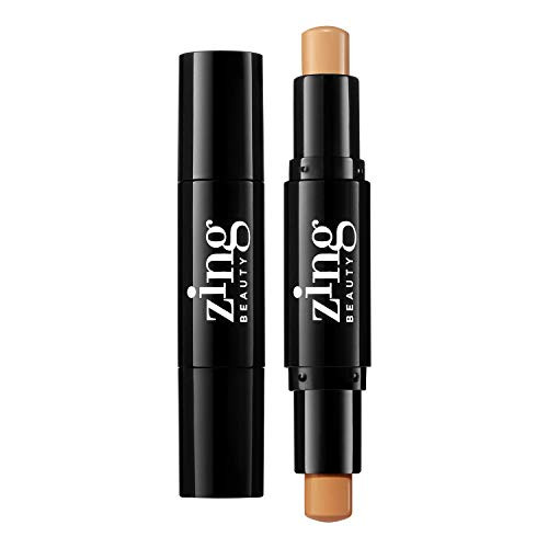 Zing Beauty Downplay custom concealer, Medium-Tan, 0.10 Ounce
