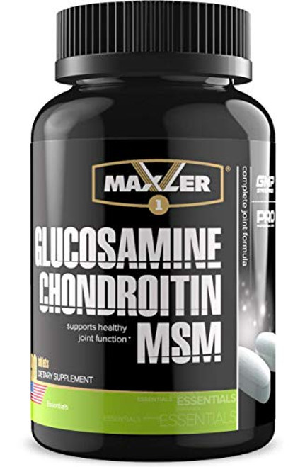 Maxler Glucosamine Chondroitin MSM - Joint Supplements for Men  and  Women - Joint Health  and  Knee Support - Anti Inflammatory Supplement - 90 MSM Glucosamine Chondroitin Easy-to-Swallow Tablets