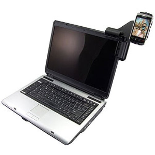 Amzer Laptop Mobile Connect with Custom Holder for BlackBerry Storm 9530/9500 - Black