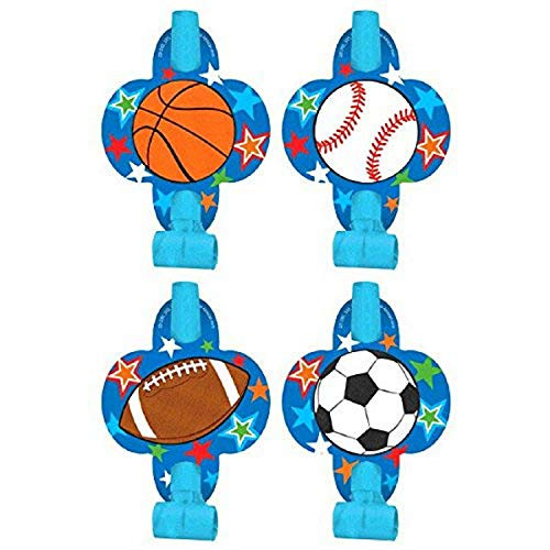 Amscan Blowouts  Superstar Ball Sports Collection   8 pcs   Party Accessory