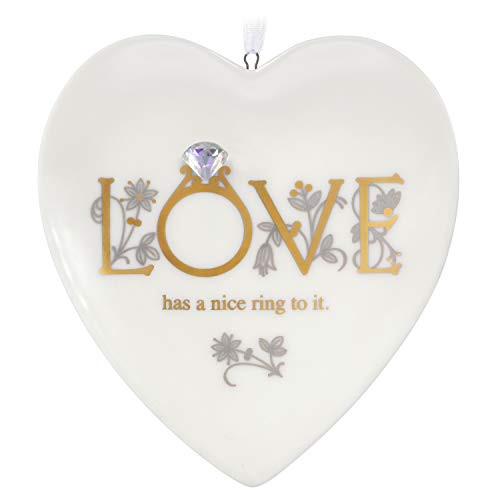 Hallmark Keepsake Christmas Ornament 2020 First Comes Love Engagement Ring Heart Porcelain Hallmark Keepsake Christmas Ornament 2020 First Comes Love Engagement Ring Heart Porcelain