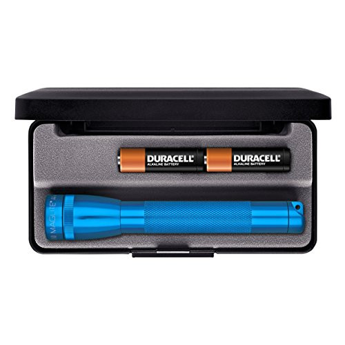 Maglite Mini Incandescent 2-Cell AA Flashlight in Presentation Box, Blue (Renewed)