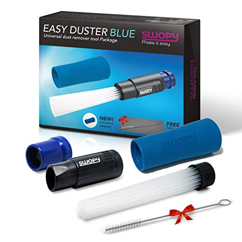 Universal Vacuum Attachment Tool, Tiny Tubes Cleaner, Dusty Brush, Flexible Suction, Dirt Sweeper, Dust Cleaning Great for Car /Pets/ Keyboards/Air Vent /Drawers Dust Daddy (New Easy Duster)