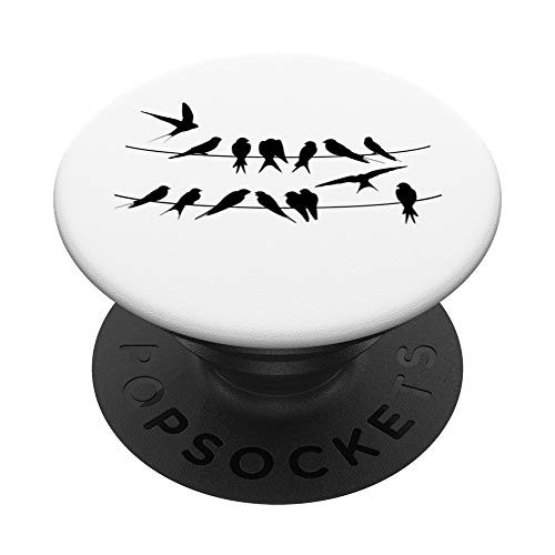 BIRDS ON A WIRE PopSockets PopGrip: Swappable Grip for Phones  and  Tablets