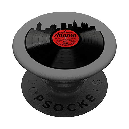 Atlanta Skyline PopSocket Grip Vintage Vinyl Record Music PopSockets PopGrip: Swappable Grip for Phones and Tablets Atlanta Skyline PopSocket Grip Vintage Vinyl Record Music PopSockets PopGrip: Swappable Grip for Phones and Tablets