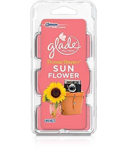 Glade Wax Melts Picture Perfect Sun Flower, 6 count