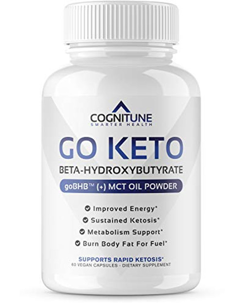 Go Keto Diet Pills and Energy Booster - Advanced Exogenous Ketone Supplement with BHB Salts and MCT Oil Powder - Ketogenic Weight Loss and Fat Burner - Supports Rapid Ketosis - 60 Capsules Go Keto Diet Pills and Energy Booster - Advanced Exogenous Ketone Supplement with BHB Salts and MCT Oil Powder - Ketogenic Weight Loss and Fat Burner - Supports Rapid Ketosis - 60 Capsules