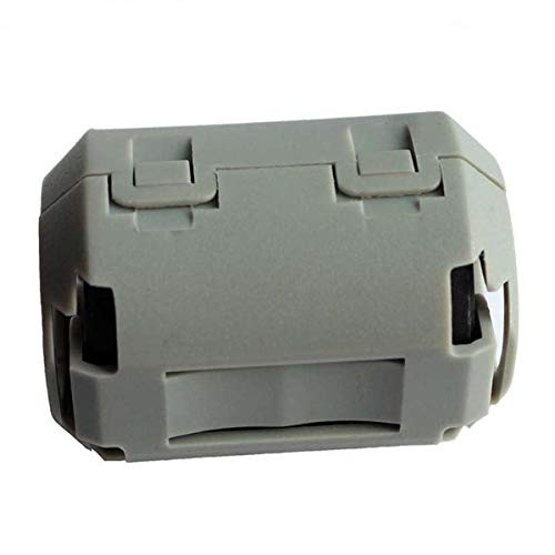 5ea Inner 13mm 0.5inch Clip EMI Filter ferrite Bead ferrite Cable ferrite Clamps ferrite snap ferrite Clip Noise Cancel ferrite Ring (Grey)