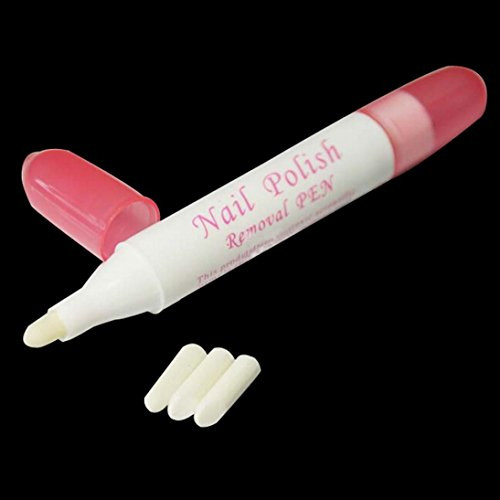 CreazyBee 1PCS Nail Art Corrector Pen Remove Mistakes plus 3 Tips Newest Nail Polish Corrector Pen Cleaner Erase Manicure