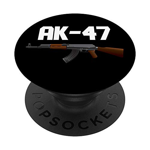 AK-47 Kalashnikov Made In The USSR Style 1 PopSockets PopGrip: Swappable Grip for Phones  and  Tablets