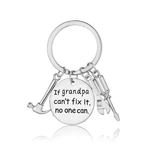 If Dad Can't Fix It No One Can Hand Tools Keychain Daddy Keyring Birthday Gifts Dad Father's Day Gifts Key