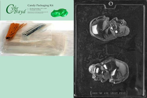 Cybrtrayd MdK50-A112 Dog Animal Chocolate Candy Mold with Packaging Kit