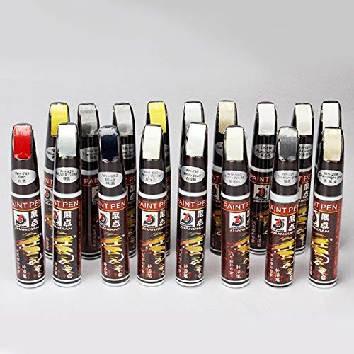 n n Fill Paint Pen Car Scratch Repair Black Touch Up Paint Special-Purpose Paint Touch-up Pen Multi-Color Optional for Various Cars (Silver Gray)