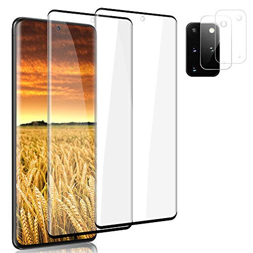 (2 plus 2 Lens Protector) Galaxy S20 Plus Screen Protector - HD Clear Tempered Glass Protector 9H Hardness Fingerprint Support Case Friendly Bubble Free for Samsung Galaxy S20 Plus /S20 plus 5G (6.7 inch) (2 plus 2 Lens Protector) Galaxy S20 Plus Screen Protector - HD Clear Tempered Glass Protector 9H Hardness Fingerprint Support Case Friendly Bubble Free for Samsung Galaxy S20 Plus /S20 plus 5G (6.7 inch)