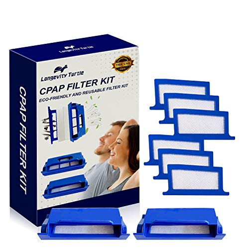 Replacement CPAP Filters kit Compatible with Philips Dreamstation CPAP Machine, Includes 2 Pollen Filter and 6 Disposable Ultra-Fine Filters Replacement CPAP Filters kit Compatible with Philips Dreamstation CPAP Machine, Includes 2 Pollen Filter and 6 Disposable Ultra-Fine Filters