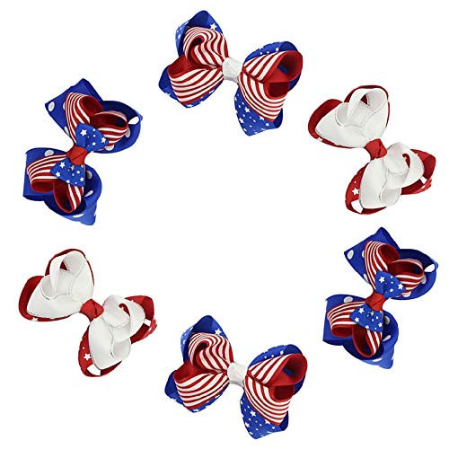 IGUO National Day Girls Hairpins Patriotic America Flag Hair Clips 6Pcs Navy Blue Navy Accessories for Baby Infant Girls th of July Independence Day Party Supplies IGUO National Day Girls Hairpins Patriotic America Flag Hair Clips 6Pcs Navy Blue Navy Accessories for Baby Infant Girls th of July Independence Day Party Supplies