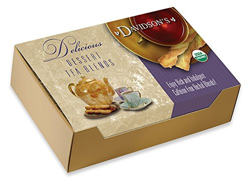 Davidson's Tea Single Serve Caramel Peach with Coconut, 100-Count Tea Bags