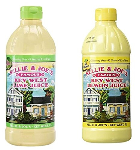 Nellie  and  Joes Famous Key West Lemon  and  Lime Juice 16oz TWIN PACK