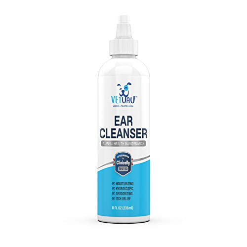 VetUAU Dog Ear Cleaner Solution - Medicated Ear Cleaner for Dogs, Cats, Horses - Yeast Infection Treatment for Ears VetUAU Dog Ear Cleaner Solution - Medicated Ear Cleaner for Dogs, Cats, Horses - Yeast Infection Treatment for Ears