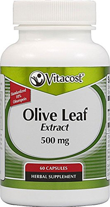 Vitacost Synergy Olive Leaf Extract - Standardized -- 500 Milligram - 60 Capsules Vitacost Synergy Olive Leaf Extract - Standardized -- 500 Milligram - 60 Capsules