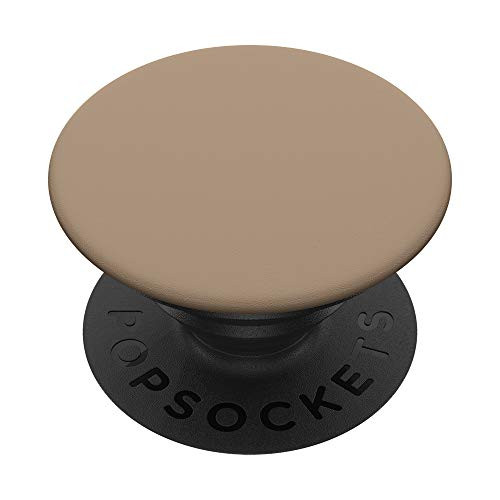 Simple Solid Color Chic Champagne Tan Design PopSockets PopGrip: Swappable Grip for Phones  and  Tablets