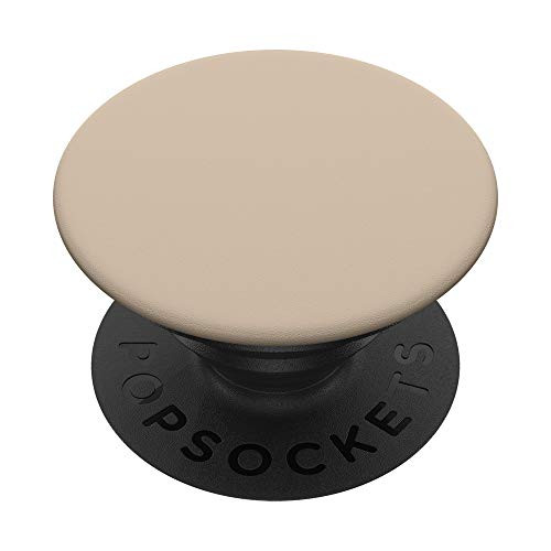 Simple Solid Color Chic Sandy Beige Design PopSockets PopGrip: Swappable Grip for Phones  and  Tablets