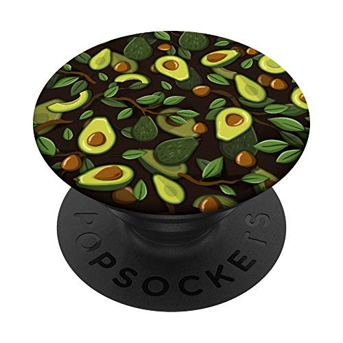 Avocado Print Cute Summer Phone Popper PopSockets PopGrip: Swappable Grip for Phones  and  Tablets