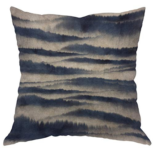 AOYEGO Nature Landscape Pillow Cases 24x24 Inch Remote Mountains Tree River Lake Throw Pillow Covers Cotton Linen Canvas Decorative Square Cushion for Living Room AOYEGO Nature Landscape Pillow Cases 24x24 Inch Remote Mountains Tree River Lake Throw Pillow Covers Cotton Linen Canvas Decorative Square Cushion for Living Room
