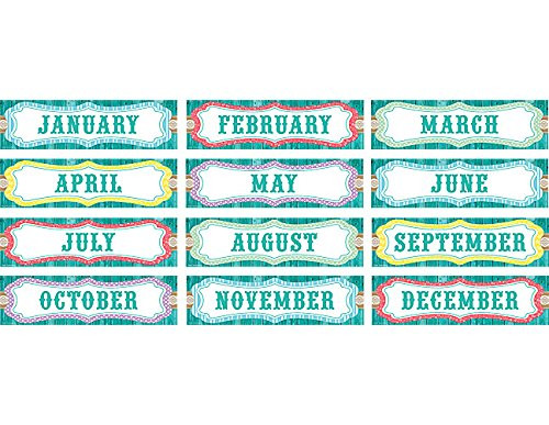 Teacher Created Resources Shabby Chic Monthly Headliners (77193)
