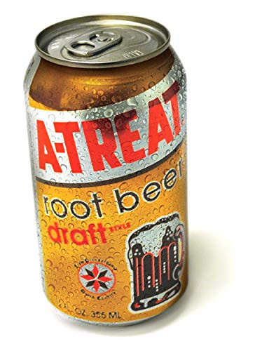 A-Treat Root Beer Soda, Draft Style from Pennsylvania Dutch Country, 12 Fluid Oz. Can (6 pack)