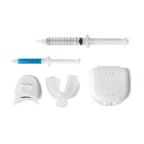 Dazzlepro Whitening Pro System (5 Piece Set), Complete Teeth Whitening Kit with Remineralizing Gel,Led Light and Case, Ideal At Home Teeth Whitener