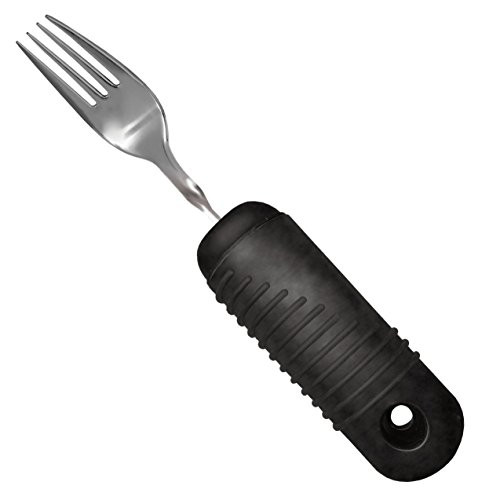 Rehabilitation Advantage Easy Grip Fork Adaptive Utensil with Built-up Handle, 0.2 Pound