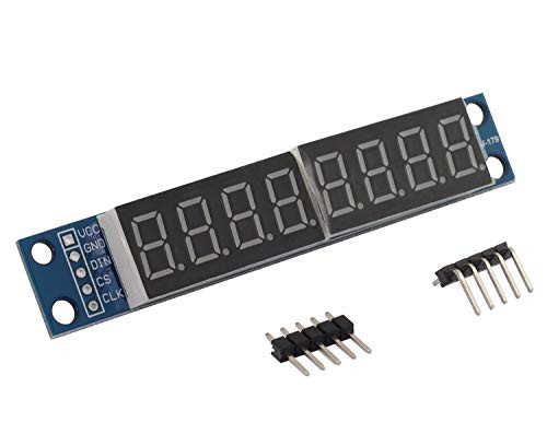 Magic and shell 1PC MAX7219 8-Digit 7 Segment LED Display Tube Module for Arduino MCU/51/AVR/STM32