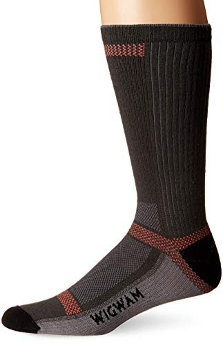 Wigwam Unisex Ultra Cool Lite Lt Crew Socks, Color: Charcoal, Size: XL (F6280-057-XL)