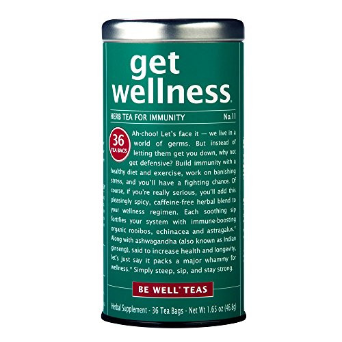 The Republic Of Tea Be Well Red Rooibos Tea - Get Wellness - No. 11 Herbal Tea For Immunity, 36 Tea Bag Tin The Republic Of Tea Be Well Red Rooibos Tea - Get Wellness - No. 11 Herbal Tea For Immunity, 36 Tea Bag Tin