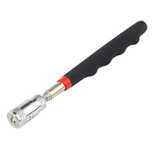 Isabelvictoria Telescopic Adjustable Magnetic Pick-Up Tools Magnetic Telescopic Magnet Grip Long Pen Telescopic Magnet Stick with LED Light
