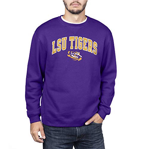 Top of the World Lsu Tigers Men's Team Color Crewneck Sweatshirt, X-Large Top of the World Lsu Tigers Men's Team Color Crewneck Sweatshirt, X-Large