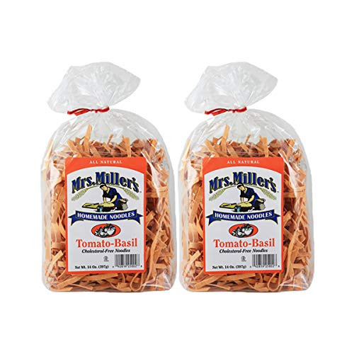 Mrs. Millers Homemade Tomato-Basil Noodles 14 oz. Bag (2 Bags) Mrs. Millers Homemade Tomato-Basil Noodles 14 oz. Bag (2 Bags)
