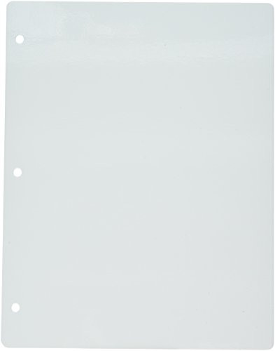 Crafter's Companion EZMount Lightweight Stamp Storage Panels White 5/Pkg-8.5"X11"