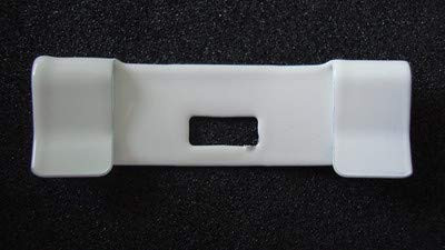 Amazing Drapery Hardware 25 Pack Vertical Blind Vane Saver ~ Ivory Curved Repair Clips ~ Fixes Broken Holes
