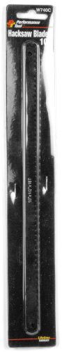 Performance Tool W740C 4-Piece Hacksaw Blade, 10"