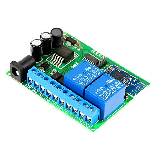 Bluetooth Relay Module 2 Channel Bluetooth Relay Wireless Remote Control Switch LED Motor for iOS Android