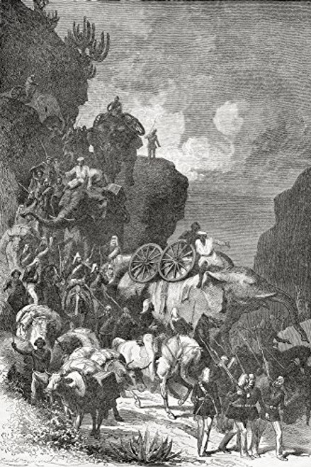 Posterazzi British Army On The March Transporting Weapons And Supplies During Their 1868 Expedition To Abyssinia. From El Mundo En La Mano Published 1875. Poster Print (12 x 18) Posterazzi British Army On The March Transporting Weapons And Supplies During Their 1868 Expedition To Abyssinia. From El Mundo En La Mano Published 1875. Poster Print (12 x 18)