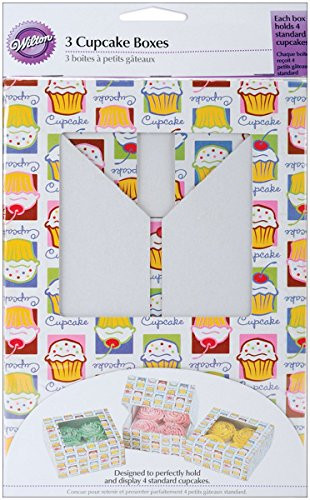 Wilton Cupcake Heaven Cupcake Box, Holds 4 Standard Cupcakes