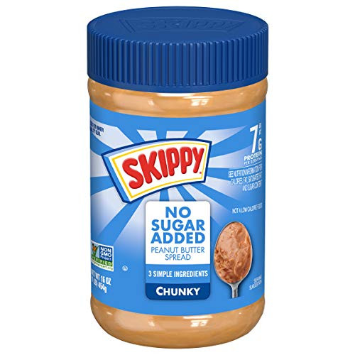 SKIPPY Chunky Peanut Butter Spread No Sugar Added, 16 Ounce SKIPPY Chunky Peanut Butter Spread No Sugar Added, 16 Ounce