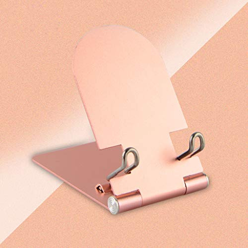 MEIYIN Metal Foldable Adjustable Angle Stand Desk Phone Mount Holder Cradle for Cellphone Tablet